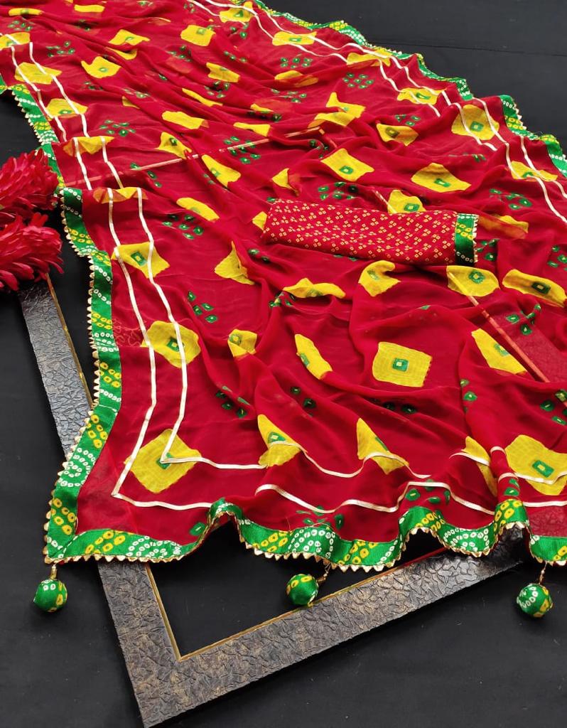 Vini 74 Casual Daily Wear Georgette Printed Latest Saree Collection